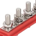 thumbnail image 3 of 2Pcs Bus Bar Terminal Block 48V 250A Heavy Duty Module Power Distribution DC Box 4 Positions M10 for RV Marine Red Black, 3 of 8