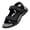 Black, variant on Men's Wide Breathable Slip-Resistant Sandals Comfort Sandals with Arch Support for Men,Stone Grey,15 Wide