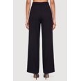 thumbnail image 4 of Women's Solid High Waisted Wide Leg Dress Pants with Belt, 4 of 4