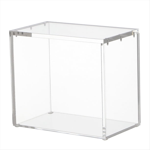 Estuche Protector de Acrílico Transparente con Tapa, Magnético y Carga Superior para Coleccionables y Tarjetas de Figuras.