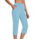 thumbnail image 1 of TaTaai Women Solid Yoga Capri Pants with Pockets Stretch Sports Trousers Ladies Workout Running Daily Wear Soft Breathable No Fading Versatile Comfortable Bottoms Gift, 1 of 8