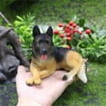 thumbnail image 3 of German Shepherd Collectible Figurine Resins Small Miniature Statue for Landscape, 3 of 8