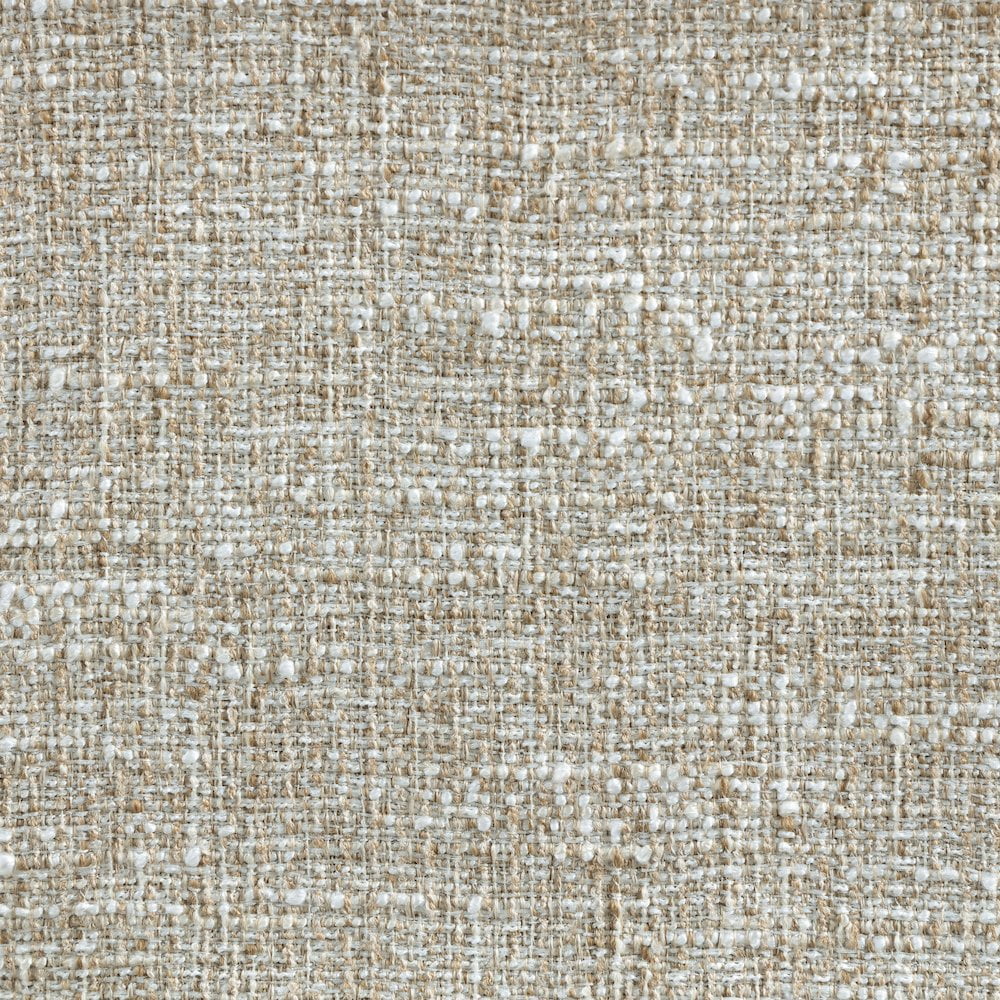 Meridian Furniture Sacha Beige Linen Textured Fabric Upholstered Dining Chair, Set of 2