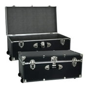 Seward Rover 30 Trunk with Wheels & Lock, Black