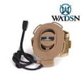 thumbnail image 2 of Auriculares de caza de un solo lado, micrófono para exteriores, reducción de ruido, auriculares de caza ajustables, micrófono, color arena Scienceny OD000726-02, 2 of 7