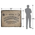 thumbnail image 2 of Ouija Blanket, 50'x60' Ouija Board Woven Tapestry Cotton Blend Fringed Throw Blanket, 2 of 6