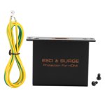 Tbest Protecteur de surpression, Mini Protecteur de surpression portable, équipement de protection de qualité avec protection électrostatique par fil de terre