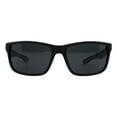 thumbnail image 2 of Men's Sunglasses Rectangular Wrap Around Fashion Shades UV400 Matte Black, 2 of 4