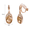 Yellow, variant on Yoursfs Pink Crystal Clip on Earrings for Women Wedding Birdal Gold Plated Non Pierced Ears Oval Cubic Zirconia Dangle Earrings Clips