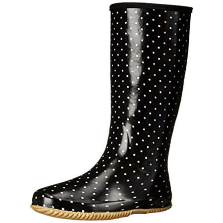 Chooka - Chooka Women's Classic Dot Packable Rain Boot, Black, Size 6.0 ...