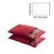 thumbnail image 3 of Luxury Embroidered Pillowcases Set of 2, Elegant Lace Trim Pillow Covers, Soft Brushed Hotel Quality Bedding, Skidproof Decorative Pillow Shams for Home Decor, Reactive Dye Washable Pillow Case, 3 of 7