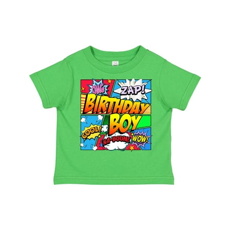 

Inktastic Birthday Boy Comic Book Gift Toddler Boy Girl T-Shirt