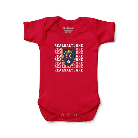 Newborn & Infant Chad & Jake Red Real Salt Lake Retro Bodysuit