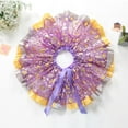 thumbnail image 4 of ZHOGXU Kids Girls Skirt Mesh Elastic Waist Sequins Bowtie Tutu Comfortable Fashion Performance Skirt,Purple,9-11 Years, 4 of 7