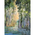 thumbnail image 2 of Slivka, Jane 25x32 Gold Ornate Wood Framed with Double Matting Museum Art Print Titled - Through the Marsh II, 2 of 4