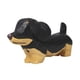 thumbnail image 4 of Estatua de perro en miniatura tallada en madera, diseño de cachorro, única y mascota, talla artística, figura de perro salchicha negro,, 4 of 10