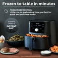 thumbnail image 3 of Instant Vortex 6-Quart Air Fryer Oven with Single Basket, 4-in-1 Function, Black, 3 of 10