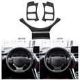 thumbnail image 4 of Carbon Fiber Decoration,4Pcs/Set Carbon Fiber Steering Car Interior Trim Steering Wheel Cover Solid Performance, 4 of 10