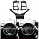 thumbnail image 4 of Vobor 4 unids/Set Cubierta de embellecedor de Volante de Fibra de Carbono Ajuste de Coche para LE-XUS IS250 IS300 IS350 2014-2018(C), 4 of 10