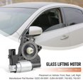 thumbnail image 4 of Left + Right Power Window Regulator Electric Lift Motor compatible with Mazda 3 6 Cx-7 Cx-9 Rx-8 742-801 742-802, 4 of 5