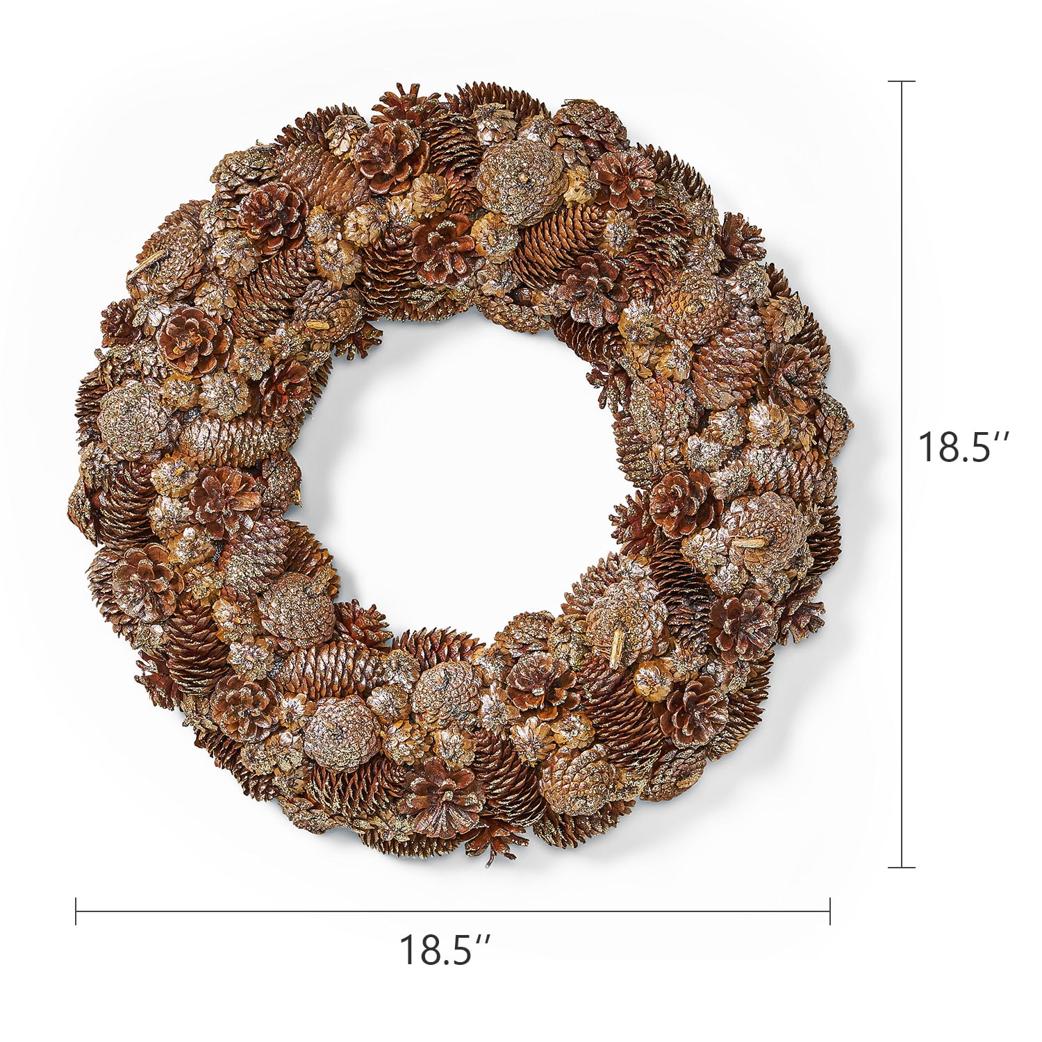 Kepooman Artificial Christmas Wreath, Fir Wreath with Glitterfor Christmas Home Front Door Hanging Wall Window Decor, Red Kepooman Artificial Christmas Wreath, Fir Wreath with Glitterfor Christmas Home Front Door Hanging Wall Window Decor, Red