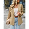 thumbnail image 4 of Blazer de mujer, chaqueta de traje de mujer, blazers largos para mujer, chaquetas de traje para mujer, apariencia llamativa, 4 of 7
