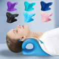 thumbnail image 2 of Neck Shoulder Stretcher Relaxer Cervical Chiropractic Traction Device Pillow For Pain Relief Cervica, 2 of 5