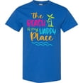 thumbnail image 3 of Inktastic Spring Break the Beach is My Happy Place T-Shirt, 3 of 5