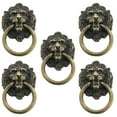 thumbnail image 3 of Zehuanyu 5 Pcs Handle Front Door Decor Vintage Handles Gold Kitchen Cabinet Knobs Silver, 3 of 8