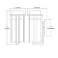 thumbnail image 4 of ELK Lighting 45186/1 Croftwell 1 Light Outdoor Wall Sconce In Textured Matte Black With Clear Glass, 4 of 4