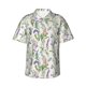 thumbnail image 1 of Balery Wisteria Flower Camisas hawaianas de manga corta para hombre, camisas playeras de corte holgado, camisas de vacaciones con botones,XX-Large, 1 of 7