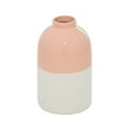 thumbnail image 6 of DecMode 6"W, 9.75"H Stoneware Modern Vase, Pink, 1 - Piece, 6 of 7