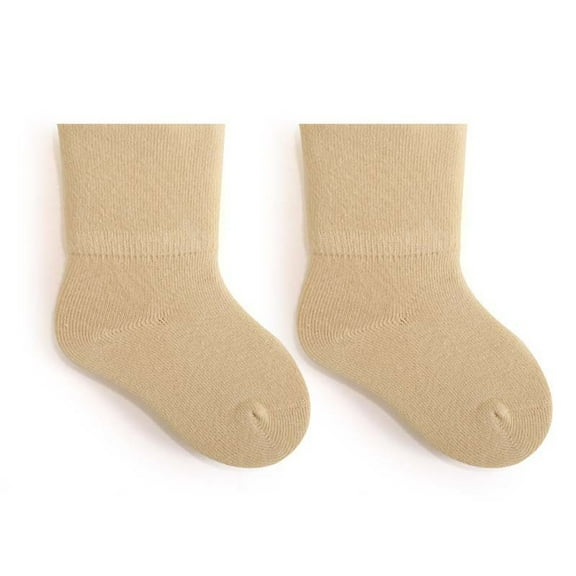 SHTXOZHI Newborn Infant Baby Cotton Socks Unisex Boys Girls Socks Toddlers Solid Color Soft Socks