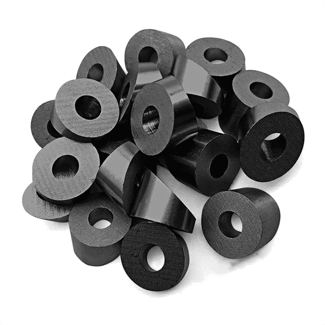 20 Pack 1/4In ID Angle Washers for Cable Railing Posts, for 1/8In 5/32In 3/16In Deck Cable Railing Cable Railing Angled