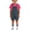 Hot Pink, variant on Cethrio Boys Cotton Outfit Sets, Short Sleeve 3 Piece Summer T-shirts Overalls and Socks Set Blue Size 10-12