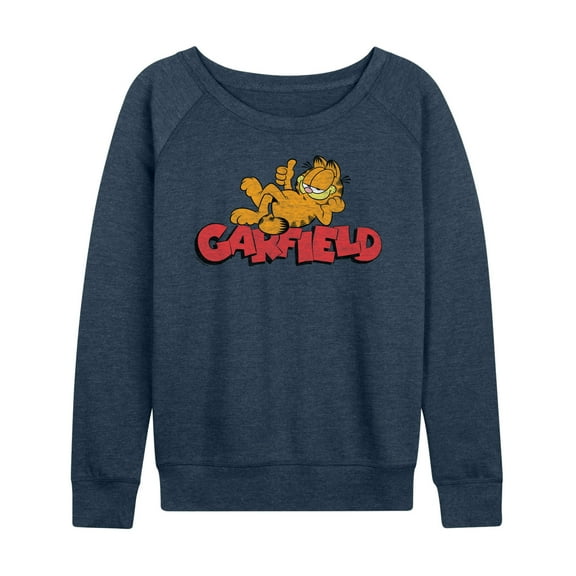 Garfield - Laying - Women's Lightweight French Terry Long Sleeve Shirt