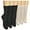 Black-Beige, variant on 6 Pairs Women Thin Bamboo Above Ankle Seamless Toe Dress, Trouser, Crew Socks for Business or Casual – Ultra Soft, Lightweight, Comfortable, Breathable Socks