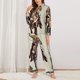 thumbnail image 2 of Balery Vintage Cowboy Riding Horse Conjunto de Pijama con Estampado para Mujer, Conjunto de Dos Piezas con Manga Larga, Ropa de Dormir Suave con Bolsillos, Pijamas Cómodos-Large, 2 of 7