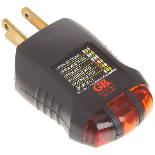 Probador de circuitos Gardner Bender GRT-3500 120 V 5 Indicador de error