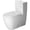 White, variant on Duravit 2171010085 Starck Single Flush & Dual Flush Two-Piece Floor Mounted Elongated Toilet in White