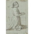 thumbnail image 3 of Domenico Fiasella 17x24 Black Modern Framed Museum Art Print Titled - Kneeling Founder with a Brotherhood Cap (1630 - 1639), 3 of 5