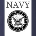 thumbnail image 3 of CafePress - Grey Navy Emblem Long Sleeve T Shirt - Long Sleeve Dark T-Shirt, 3 of 4
