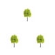 thumbnail image 1 of Inteprter 20 piezas modelo árbol casa decoración plástico planta Artificial miniatura 5cm Type1 NO1, 1 of 6