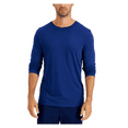 thumbnail image 2 of Club Room Men’s Chatham Knit Long-Sleeve T-Shirt, Navy, Medium, 2 of 2