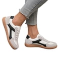 thumbnail image 1 of Zapatillas deportivas para mujer: cómodas zapatillas con cordones y espuma viscoelástica, ligeras de piel vegana, zapatillas de moda para mujer para todo el día (2025), 1 of 8
