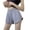 Gray, variant on Asxite Womens Pajamas Solid Textured Drawstring High Waist Shorts Thin Loose Home Sleep