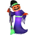 thumbnail image 1 of Airblown Pumpkin Head Witch, 1 of 3