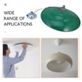 thumbnail image 3 of DECORNIJIA Replacement Green Iron Lamp Cover for Industrial Ceiling Light with Uniform Lighting, 3 of 8