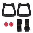 thumbnail image 1 of Kids Pull Up Rings, Improve Stability Length Adjust Nylon Strap Kids Gymnastic Pull Up Rings  For Children For Home Use 2m / 78.74in, 1 of 8