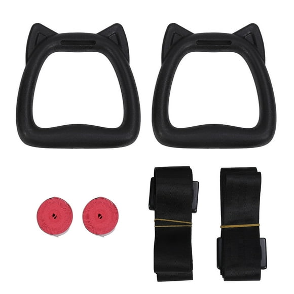 Anillos de gimnasia para niños con ajuste de longitud para fortalecer el cuerpo, anillos de dominadas para niños de 1 m/39,37 pulgadas